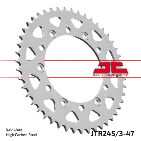 Sprocket Rear 47T 520 JT SPROCKETS JT SPROCKETS MOTOVEIKALS 21
