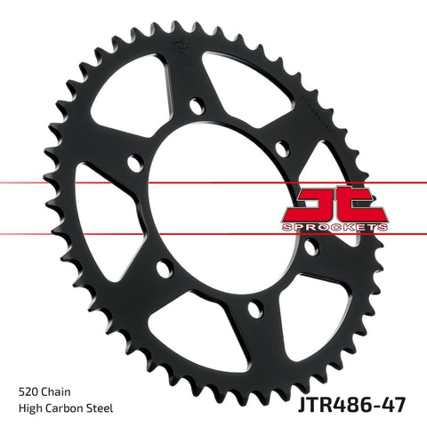 Sprocket Rear 47T 520 JT SPROCKETS JT SPROCKETS MOTOVEIKALS 21