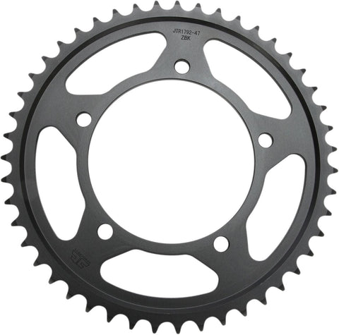 Sprocket Rear 47T 525 Blk JT SPROCKETS JT SPROCKETS MOTOVEIKALS 21