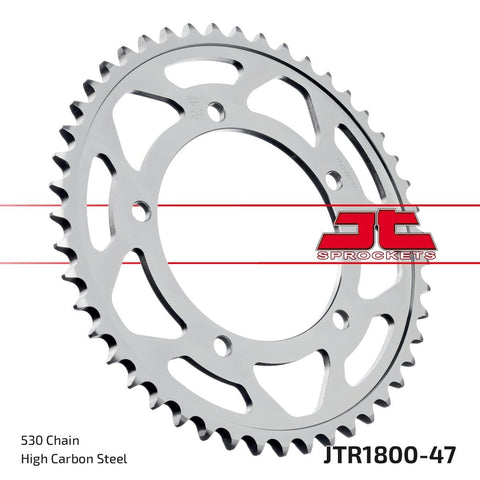 Sprocket Rear 47T 530 JT SPROCKETS JT SPROCKETS MOTOVEIKALS 21