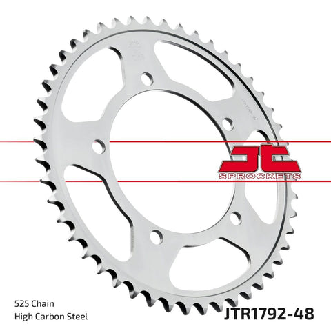 Sprocket Rear 48T 525 JT SPROCKETS JT SPROCKETS MOTOVEIKALS 21