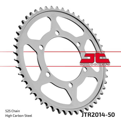 Sprocket Rear 50T 525 Blk JT SPROCKETS JT SPROCKETS MOTOVEIKALS 21