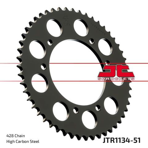 Sprocket Rear 51T 428 JT SPROCKETS JT SPROCKETS MOTOVEIKALS 21