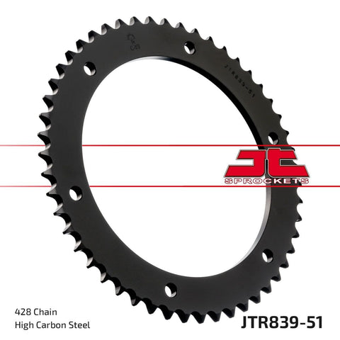 Sprocket Rear 51T 428 JT SPROCKETS JT SPROCKETS MOTOVEIKALS 21