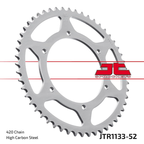 Sprocket Rear 52T 420 JT SPROCKETS JT SPROCKETS MOTOVEIKALS 21