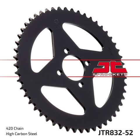 Sprocket Rear 52T 420 JT SPROCKETS JT SPROCKETS MOTOVEIKALS 21