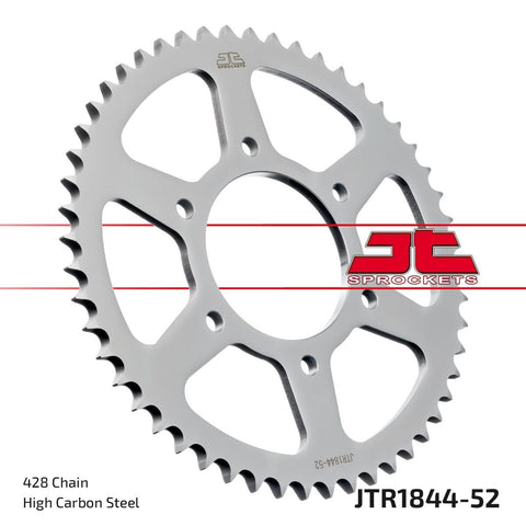 Sprocket Rear 52T 428 JT SPROCKETS JT SPROCKETS MOTOVEIKALS 21