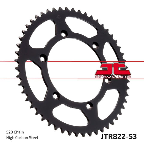 Sprocket Rear 53T 520 JT SPROCKETS JT SPROCKETS MOTOVEIKALS 21