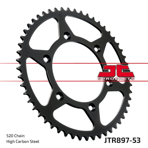 Sprocket Rear 53T 520 JT SPROCKETS JT SPROCKETS MOTOVEIKALS 21