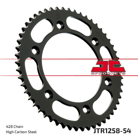 Sprocket Rear 54T 428 JT SPROCKETS JT SPROCKETS MOTOVEIKALS 21