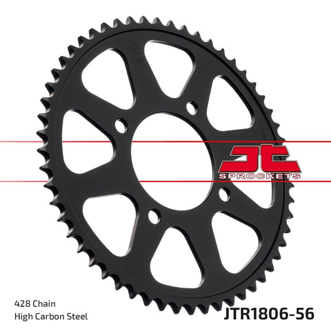 Sprocket Rear 56T 428 JT SPROCKETS JT SPROCKETS MOTOVEIKALS 21