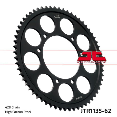 Sprocket Rear 62T 428 JT SPROCKETS JT SPROCKETS MOTOVEIKALS 21