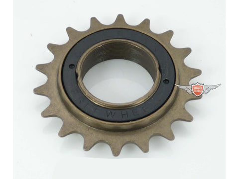 Sprocket with freewheel 18 teeth for Piaggio Ciao, SI, Bravo DIVERSE / IMPORT MOTOVEIKALS 21