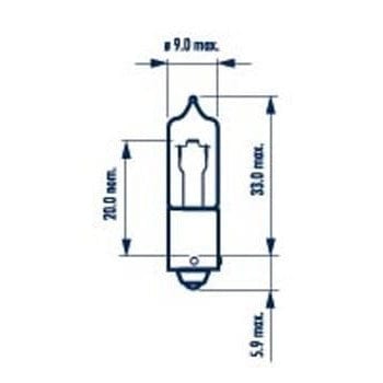 Spuldze H21W 12V 21W BAY9s 1GAB MAGNETI MARELLI MOTOVEIKALS 21