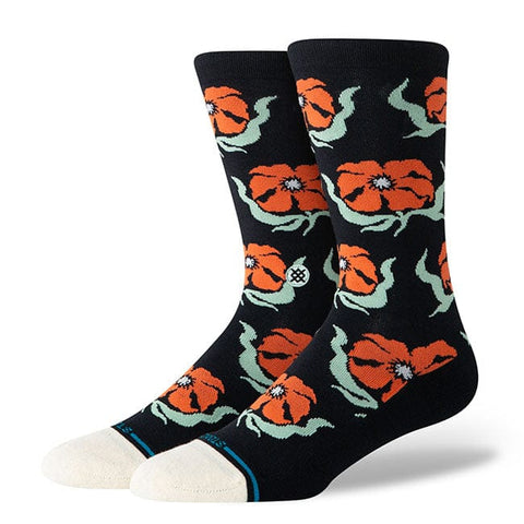 Stance Broadcast Floral Crew socks black STANCE MOTOVEIKALS 21