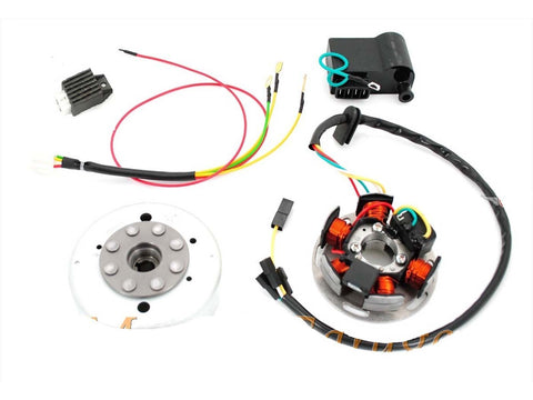 Star ignition Kokusan 6 Volt 70-80 Watt 12/15mm conical 90mm for Kreidler Florett RS, RMC, RM, TM, LF, LH, Flory DIVERSE / IMPORT MOTOVEIKALS 21