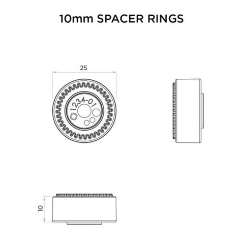 Starpliku komplekts QUAD LOCK stūres/spoguļa stiprinājums (2x10mm) QUAD LOCK MOTOVEIKALS 21