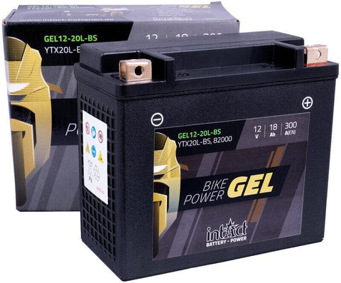 Startera akumulatoru baterija INTACT YTX20L-BS GEL INTACT MOTOVEIKALS 21