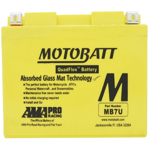 Startera akumulatoru baterija MOTOBAT QUADFLEX MB7U MOTOBATT MOTOVEIKALS 21