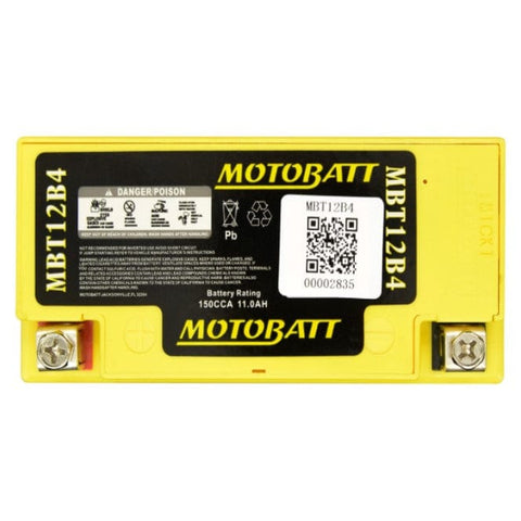 Startera akumulatoru baterija MOTOBATT MBT12B4 MOTOBATT MOTOVEIKALS 21