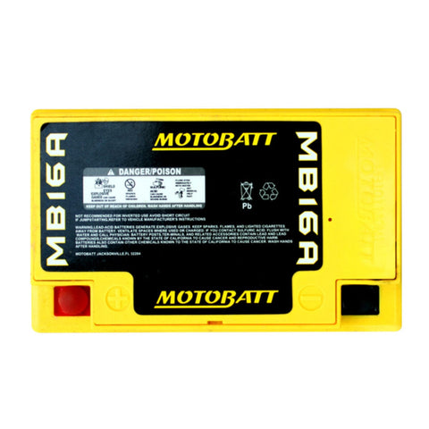 Startera akumulatoru baterija MOTOBATT QUADFLEX MB16A MOTOBATT MOTOVEIKALS 21
