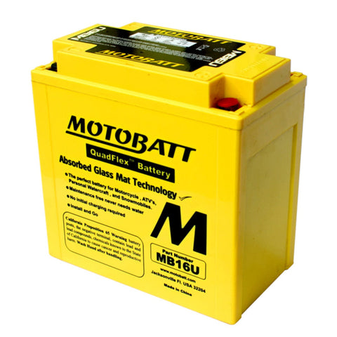 Startera akumulatoru baterija MOTOBATT QUADFLEX MB16U MOTOBATT MOTOVEIKALS 21