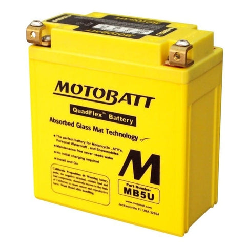 Startera akumulatoru baterija MOTOBATT QUADFLEX MB5U MOTOBATT MOTOVEIKALS 21