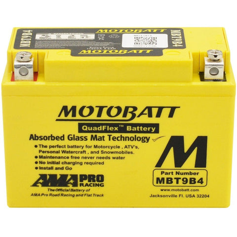 Startera akumulatoru baterija MOTOBATT QUADFLEX MBT9B4 MOTOBATT MOTOVEIKALS 21