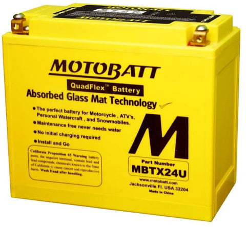 Startera akumulatoru baterija MOTOBATT QUADFLEX MBTX24U MOTOBATT MOTOVEIKALS 21