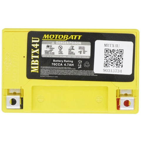 Startera akumulatoru baterija MOTOBATT QUADFLEX MBTX4U MOTOBATT MOTOVEIKALS 21