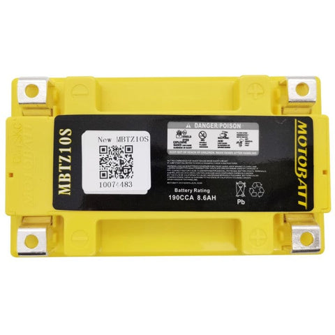 Startera akumulatoru baterija MOTOBATT QUADFLEX MBTZ10S MOTOBATT MOTOVEIKALS 21