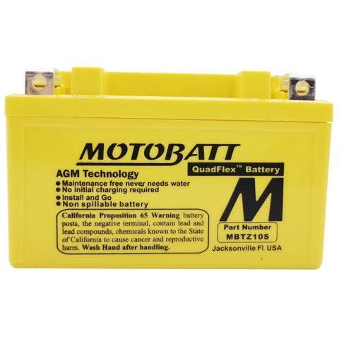 Startera akumulatoru baterija MOTOBATT QUADFLEX MBTZ10S MOTOBATT MOTOVEIKALS 21