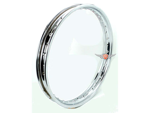 Steel rim motorcycle 1 18 inch for MZ ETZ 250, TS 250/1, ETS Puch, Zündapp, Hercules, Miele, DKW, NSU DIVERSE / IMPORT MOTOVEIKALS 21
