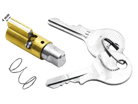 steering and compartment lock 4mm for Vespa 50, 125 TECNIUM MOTOVEIKALS 21