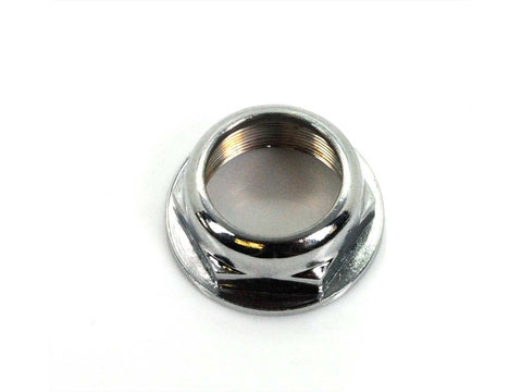Steering head nut / fork nut open chrome for Puch Maxi S N X 30 DIVERSE / IMPORT MOTOVEIKALS 21
