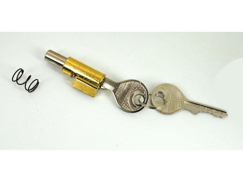 Steering wheel lock spring 2 keys locking bolt 8mm cylinder approx. 11.50mm for Puch Maxi DIVERSE / IMPORT MOTOVEIKALS 21
