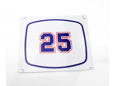 Sticker 25 Headlight fairing for Zündapp CX Hai 25 moped DIVERSE / IMPORT MOTOVEIKALS 21