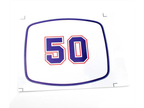 Sticker 50 headlight fairing for Zündapp CX Hai 50 moped DIVERSE / IMPORT MOTOVEIKALS 21