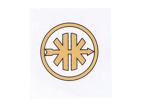 Sticker black/gold 3,5cm for Kreidler OEM STANDARD MOTOVEIKALS 21