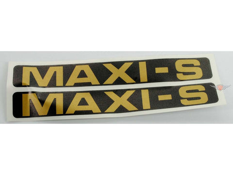 Sticker fairing black gold for Puch Maxi S DIVERSE / IMPORT MOTOVEIKALS 21