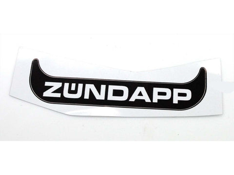 Sticker for moped license plate black for Zündapp GTS KS CS CX C M R DIVERSE / IMPORT MOTOVEIKALS 21