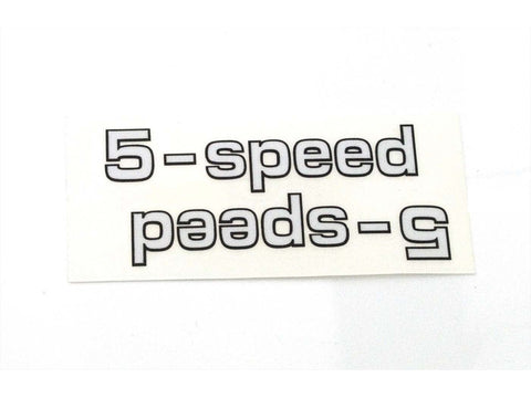 Sticker set 5-Speed side cover fairing for Zündapp GTS 50 5 speed DIVERSE / IMPORT MOTOVEIKALS 21