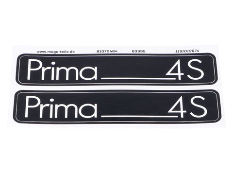 Sticker set MOGA 105mm x 21mm for Hercules Prima 4S MOGA MOTOVEIKALS 21