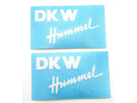 Sticker set MOGA 2 parts wide 70mm high 40mm for moped mokick MOGA MOTOVEIKALS 21