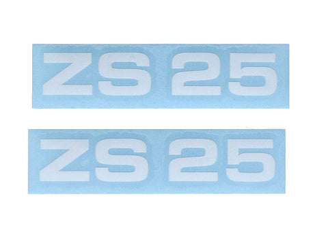 Sticker set MOGA 2 parts Wide approx. 95mm High 17mm for Zündapp ZS 25 MOGA MOTOVEIKALS 21