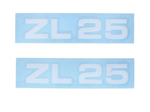 Sticker set MOGA 2 parts width 95mm height 17mm for Zündapp ZL 25 MOGA MOTOVEIKALS 21
