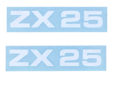 Sticker set MOGA 2 parts width 95mm height 17mm for Zündapp ZX 25 MOGA MOTOVEIKALS 21