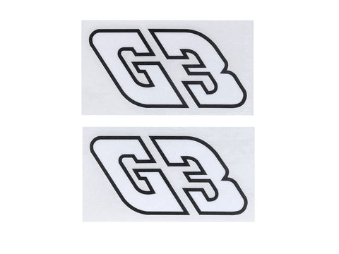 Sticker set MOGA Wide approx. 95mm High 56mm for Hercules Prima G3 moped MOGA MOTOVEIKALS 21