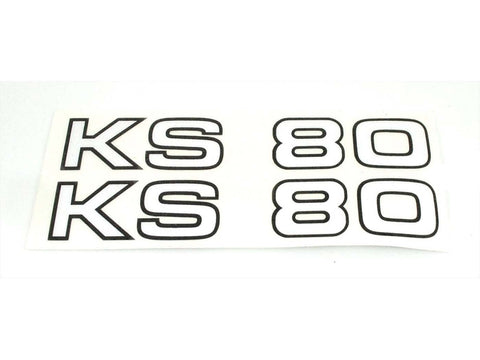 Sticker set side cover for Zündapp KS 80 DIVERSE / IMPORT MOTOVEIKALS 21
