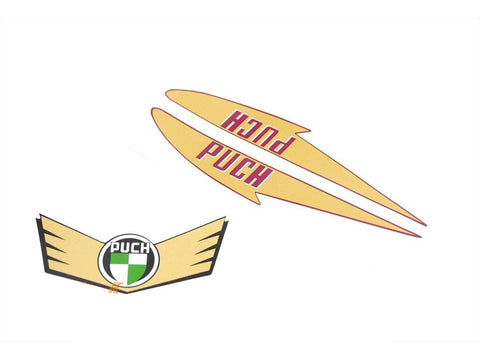 Sticker set tank mudguard for Puch MS 50 MV VS DS DIVERSE / IMPORT MOTOVEIKALS 21